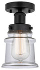 Innovations 616-1F-BK-G182S Canton 1 Light Semi-Flush Mount, Matte Black