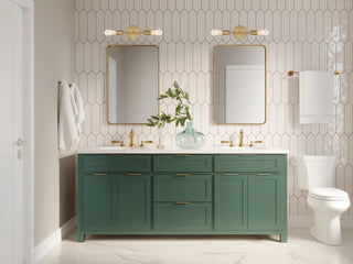 Iconic LED Wall Sconce in Antique Brushed Brass