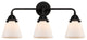 Small Cone Bath Vanity Light, Matte Black, Matte White, Matte White