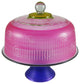 Frosted Curl Pink Cake Dome