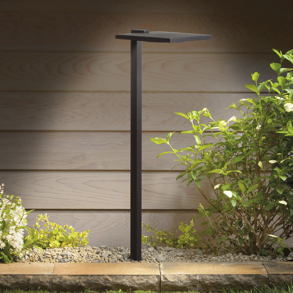 Kichler 15805BKT27R LED Path, Textured Black Finish