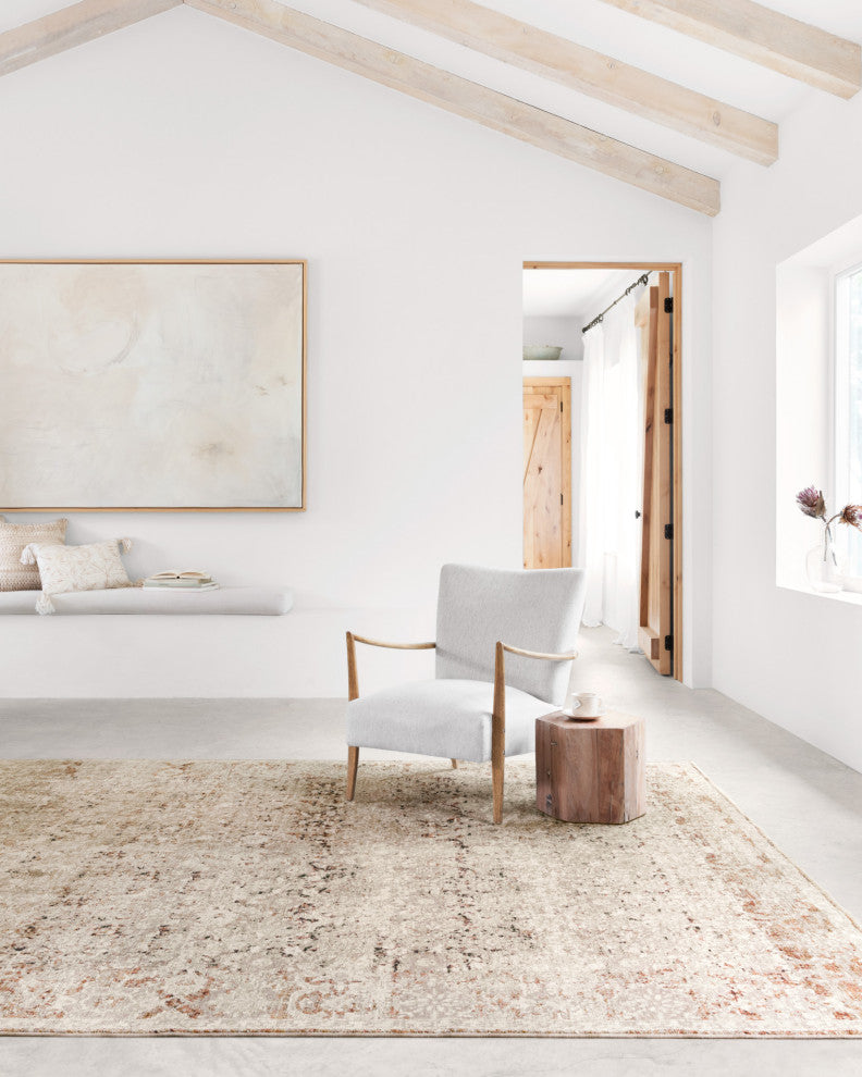 Theia Rug, Natural and Rust, Natural/Rust, 2'x3'7"