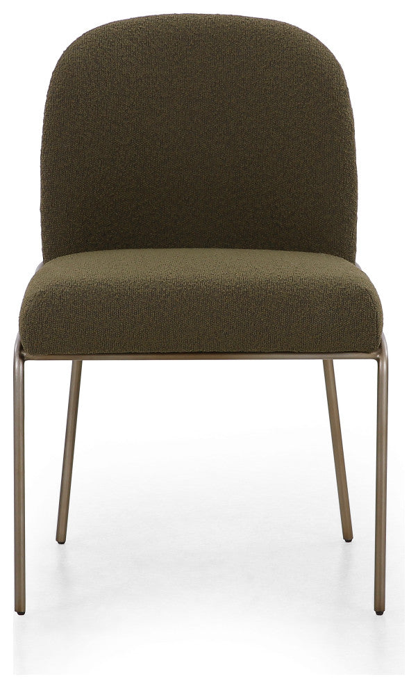 Astrud Dining Chair-Fiqa Boucle Olive