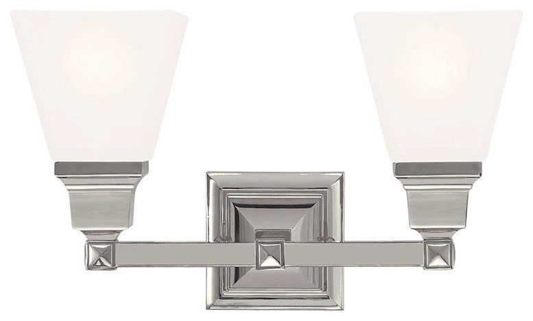 Mission Bath Light, Polished Nickel
