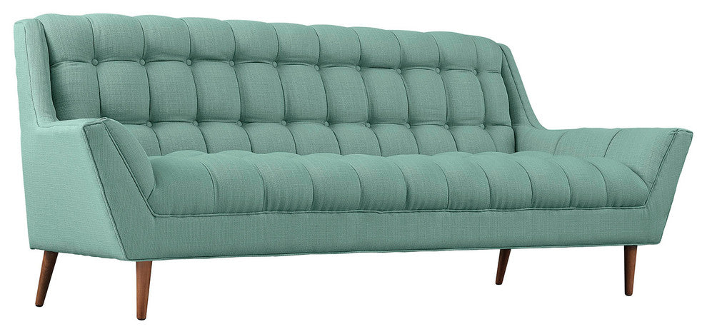 Modern Contemporary Fabric Sofa , Blue, Fabric