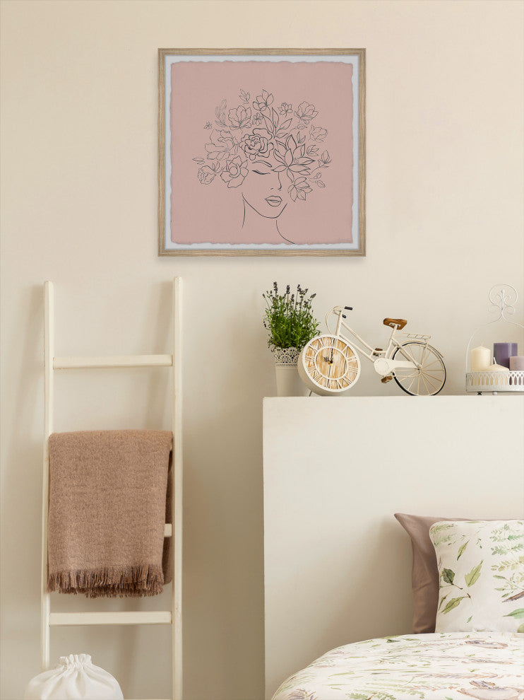 "Wild Influence" Framed Painting Print, 32x32