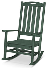 Polywood Nautical Porch Rocking Chair, Green