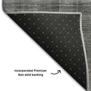 Premium Machine Washable Mayfield AMF548 Gray 5' x 7'6" Rug