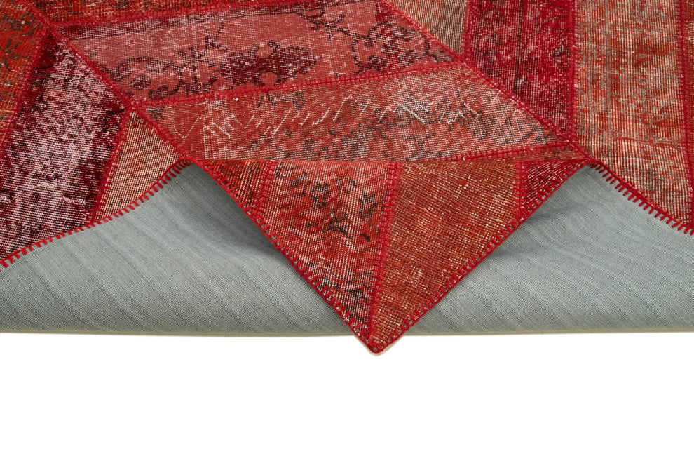 Rug N Carpet - Handmade Anatolian 6' 8" x 10' 0" Antique Patchwork Area Rug