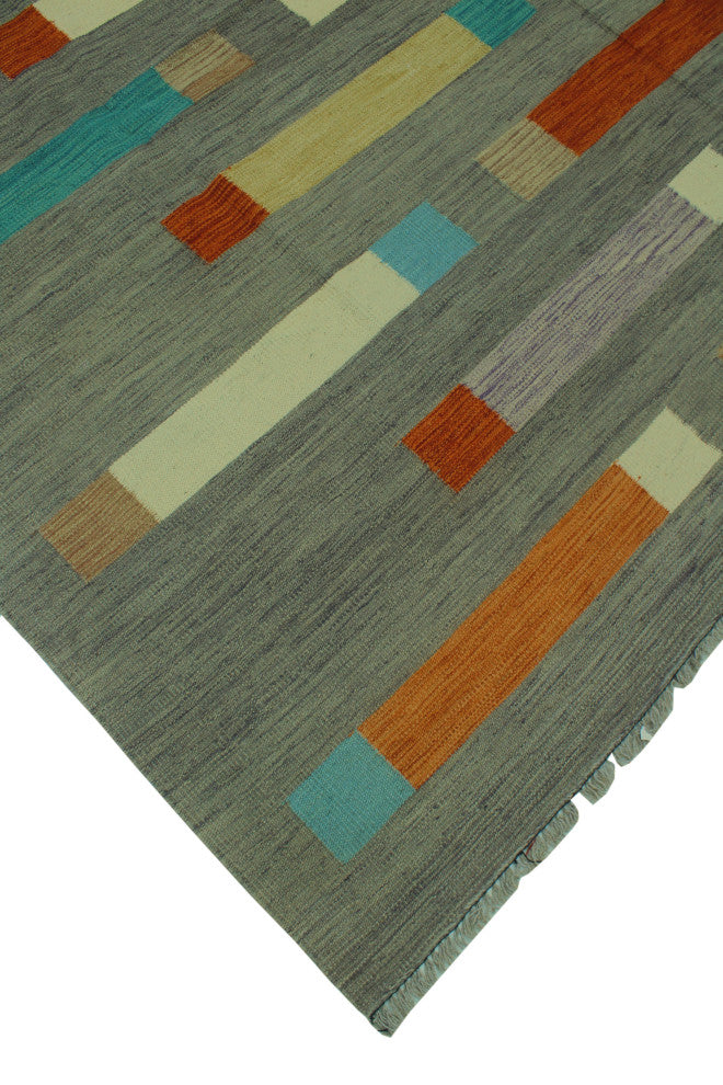 Winchester Kilim Shelby Grey Rug