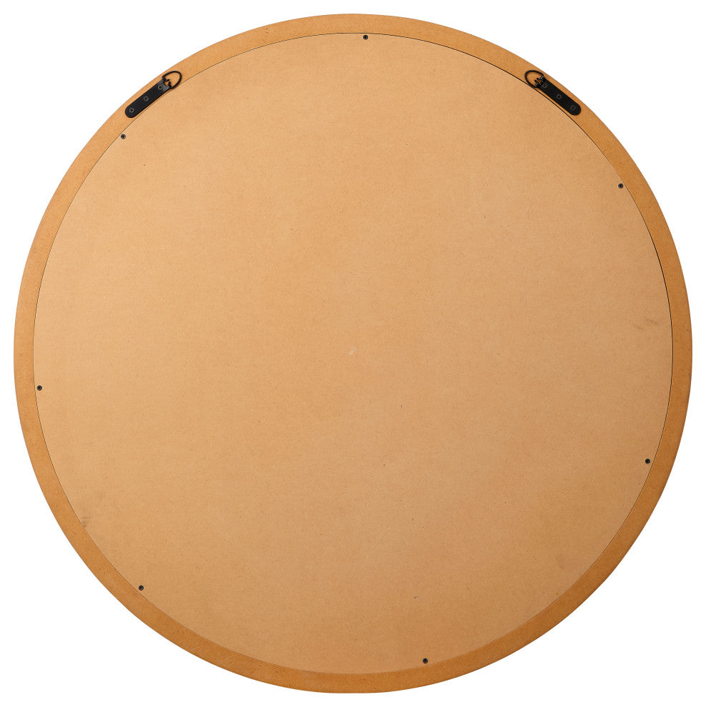 Chandler Round Mirror, Natural