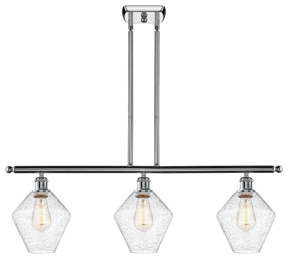 Innovations 516-3I-PC-G654-8 3-Light Island Light, Polished Chrome