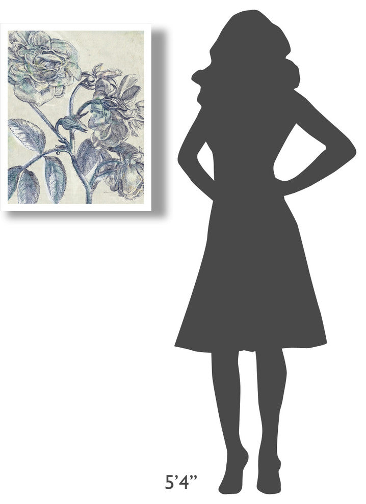 "Belle Fleur I" Digital Paper Print by Sue Schlabach, 22"x26"