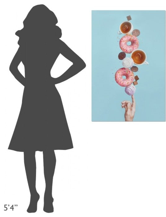 "Weekend Donuts" Stretched Canvas Giclee by Dina Belenko, 24x36"