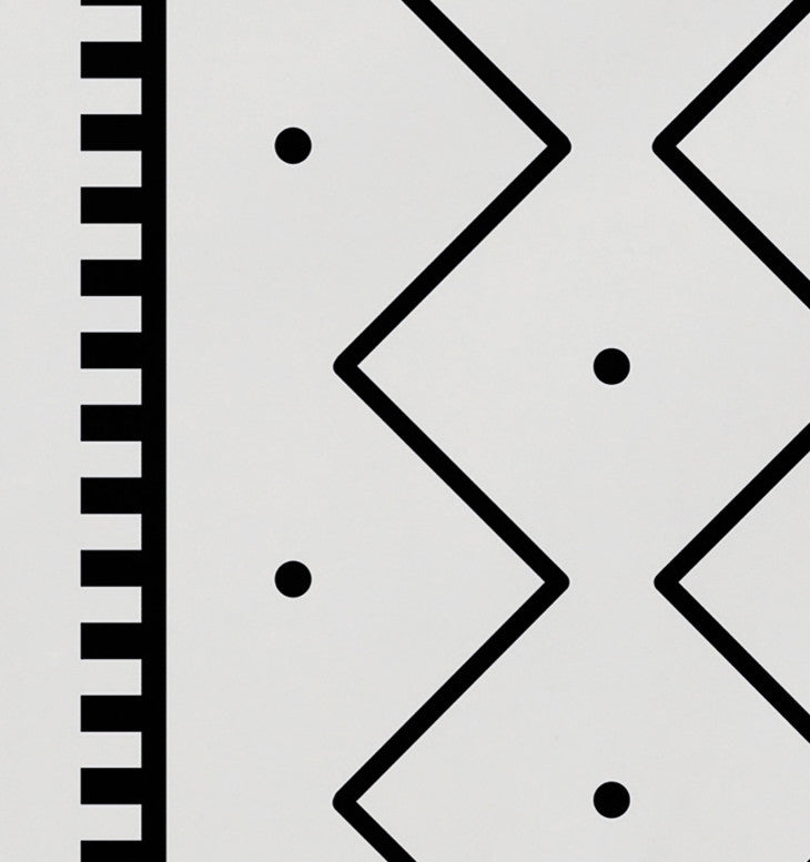 Mudcloth, Geometric Print Placemat, Cream (Set of 4), 18 x 14"