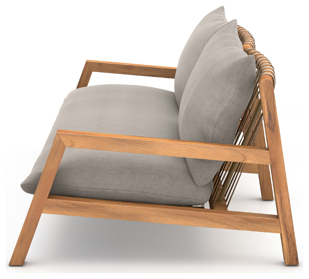 Soren Outdoor Sofa-95"-Stone Grey