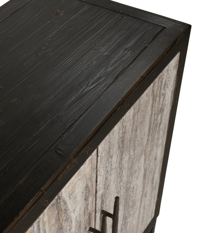Lisbon Reclaimed Pine Wood Sideboard Buffet Cabinet