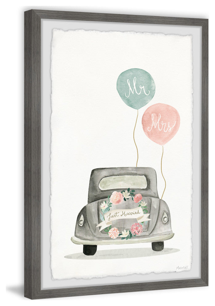 "Happily Married" Framed Painting Print, 24x36