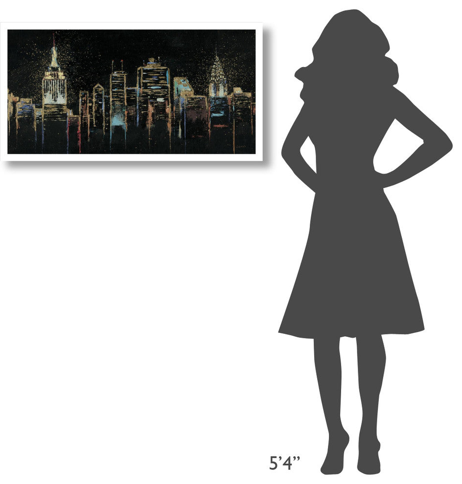"Cityscape" Digital Paper Print by James Wiens, 38"x20"