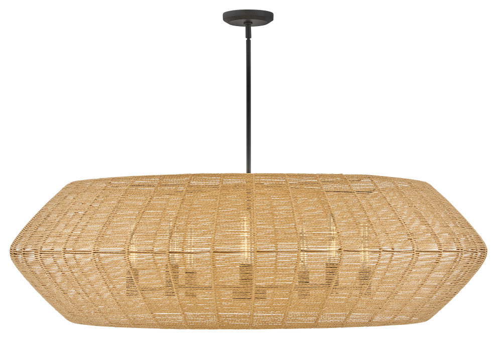 Hinkley Luca Extra Large Drum Chandelier, Black