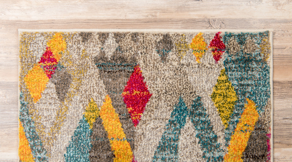 Unique Loom Multicolored Acadia Sedona 2' 2 x 6' 7 Runner Rug