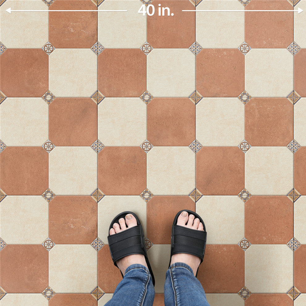Manises Porcelain Floor and Wall Tile, White