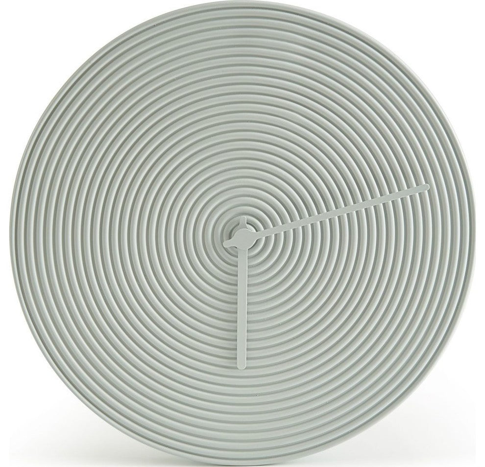 Atipico Ring Ceramic Wall Clock, Gray