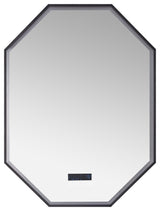 Otto LED Octagon Framed Mirror, 30"