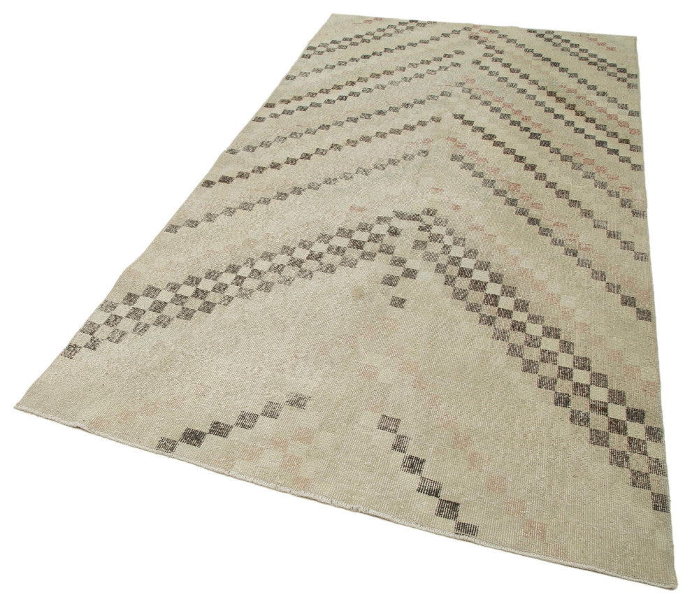 Rug N Carpet - Handmade Anatolian 4' 10'' x 8' 10'' Decorative Vintage Rug