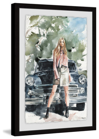 "Beautiful Escape" Framed Painting Print, 12"x18"