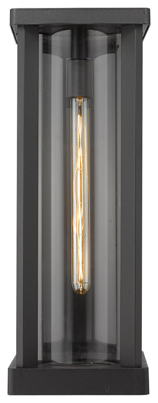Z-Lite Glenwood 1 Light Outdoor Wall Light, Black