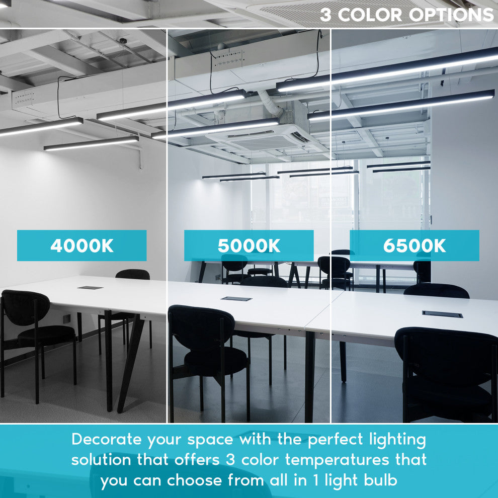 Luxrite 12-Pack 4FT T8 LED Tube Light 18W 3 Color Option 2340 Lumens