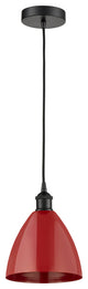 Innovations 616-1P-BK-MBD-75-RD-LED 1-Light Mini Pendant, Matte Black