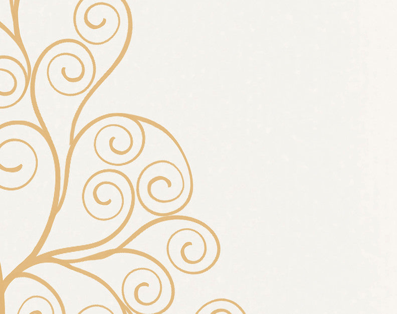 Filigree Tree, Geometric Print Hand Towel, White, 18 x 30"