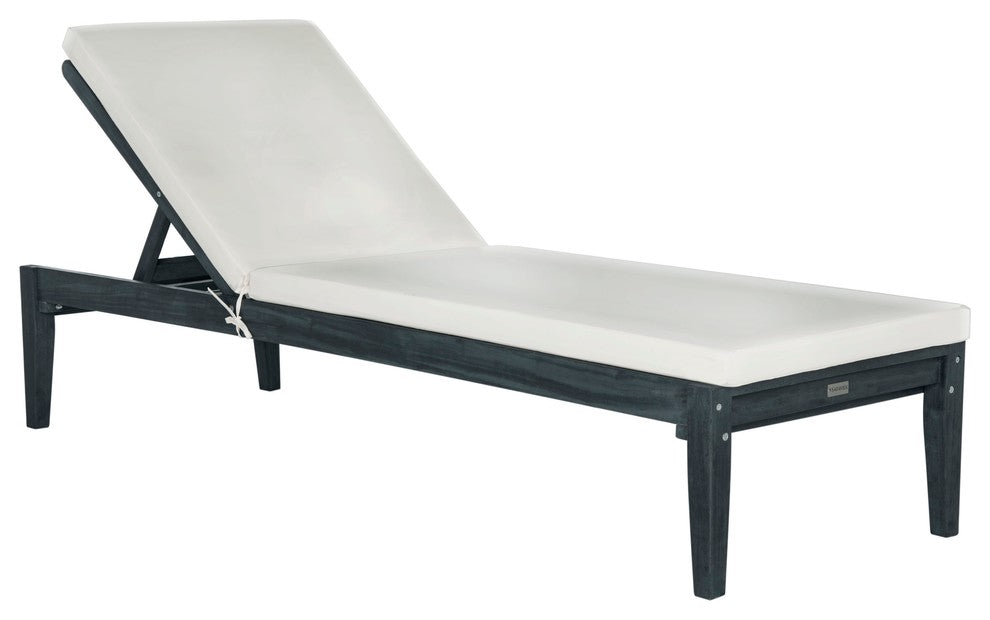 Safavieh Montclair Indoor/Outdoor Sunlounger, Dark Slate Gray