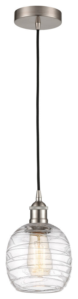 Innovations 616-1P-SN-G1013 1-Light Mini Pendant, Brushed Satin Nickel