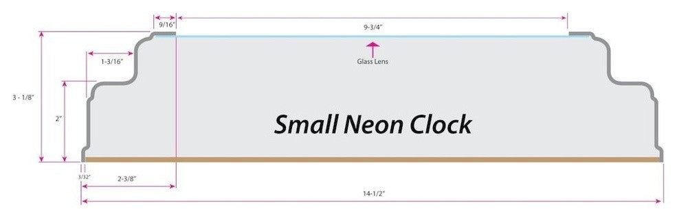 St Louis Blues Neon Clock