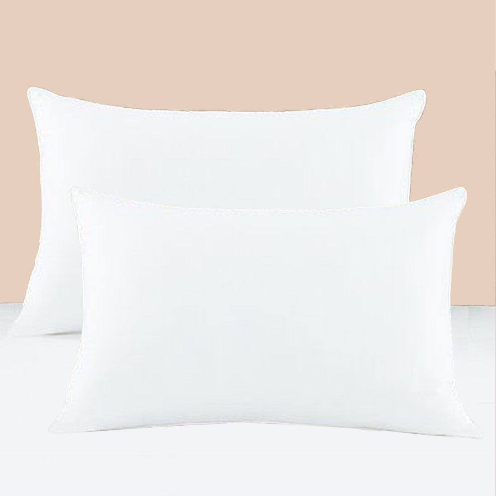 A1HC Throw Pillow Insert, Down Feather Filled, Set of 2, 12"x20"
