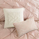 Madison Park Laurel 7 Piece Tufted Comforter Set in Blush