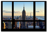 Philippe Hugonnard 'New York Window View' Canvas Art, 47x30