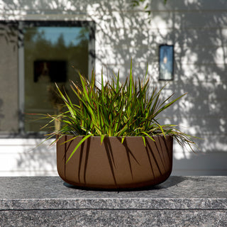 Pure Series Kona Bowl 14" Planter, Espresso, 1 Pack