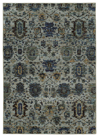Oriental Weavers Andorra Blue/ Navy Oriental Indoor Area Rug 6'7"X9'6"