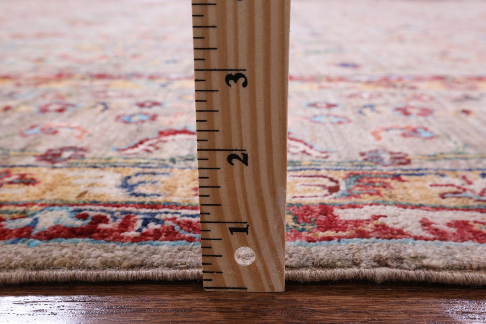 8' 1" X 11' 1" Hand Knotted Persian Tabriz Wool Rug Q7538