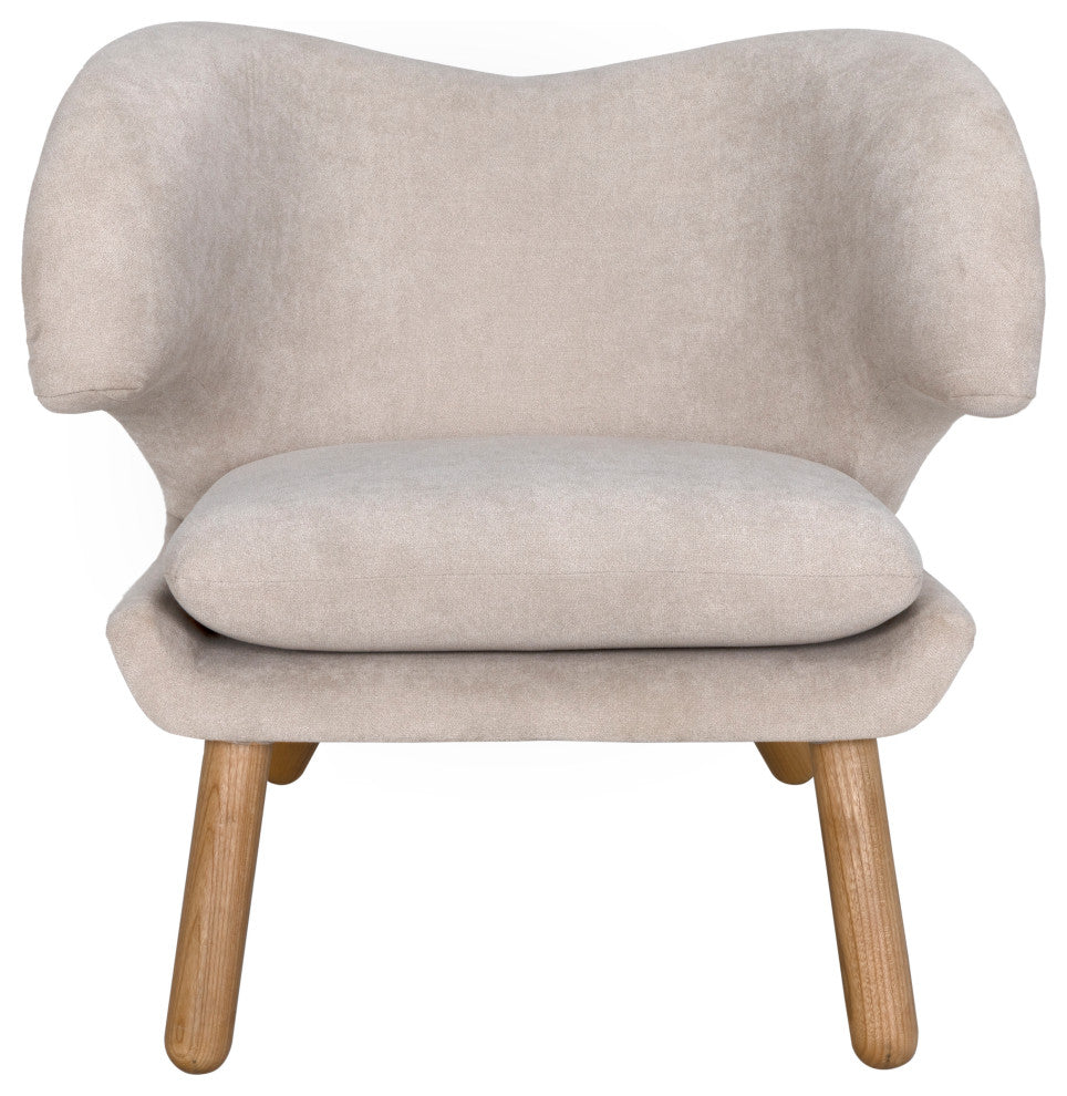 Valerie Chair With Wheat Fabric