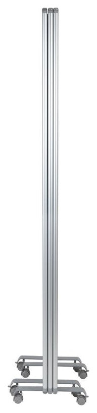 72"H x 24"W Double Sided Mobile Magnetic Whiteboard-3 sections included