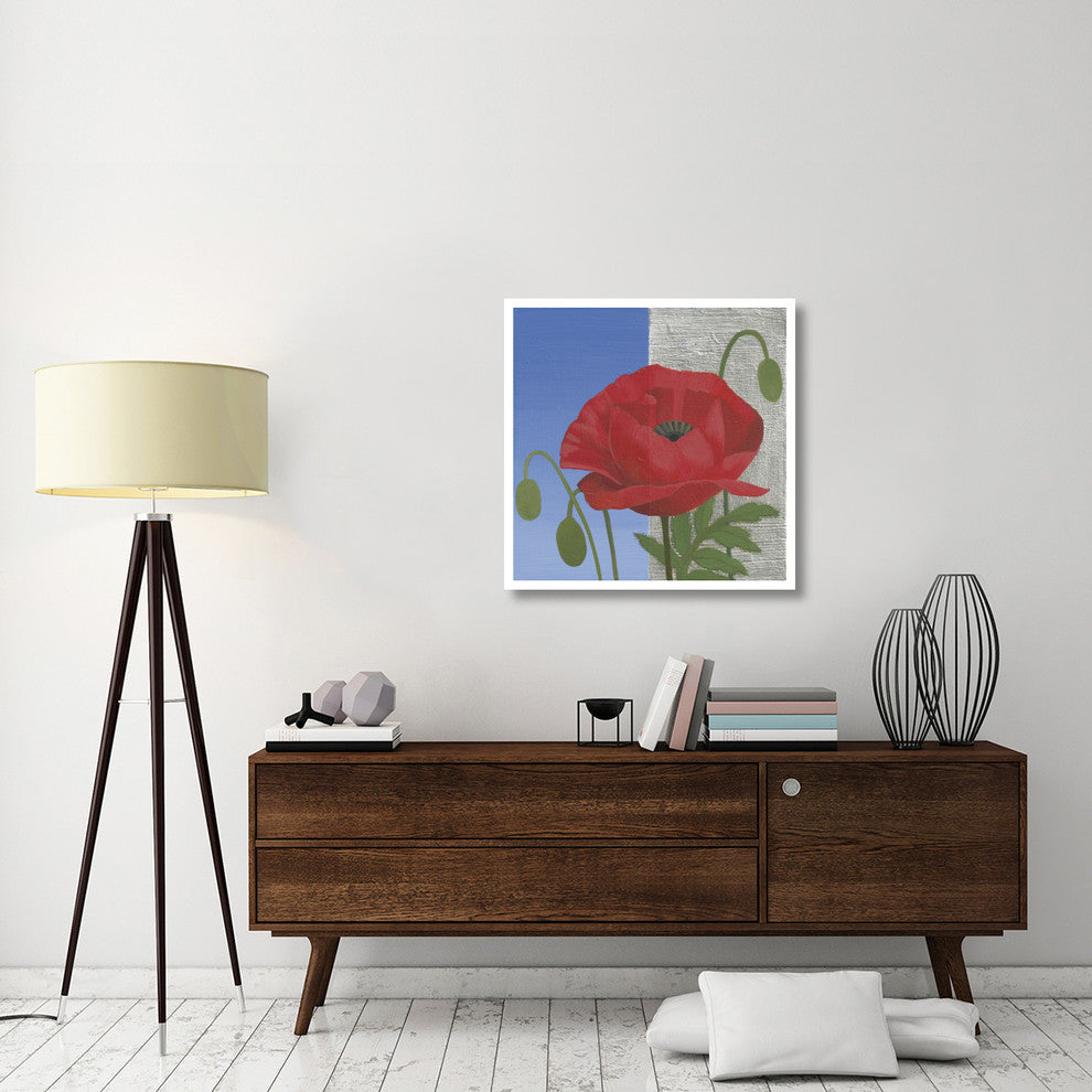"Poppy" Digital Paper Print by Kathrine Lovell, 32"x32"