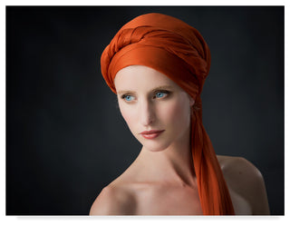 Ross Oscar 'The Girl With The Orange Shawl' Canvas Art, 32"x24"