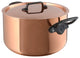 Mauviel M''150CI 1.5mm Copper Stewpan With Lid & Cast Iron Handles, 5.7-qt