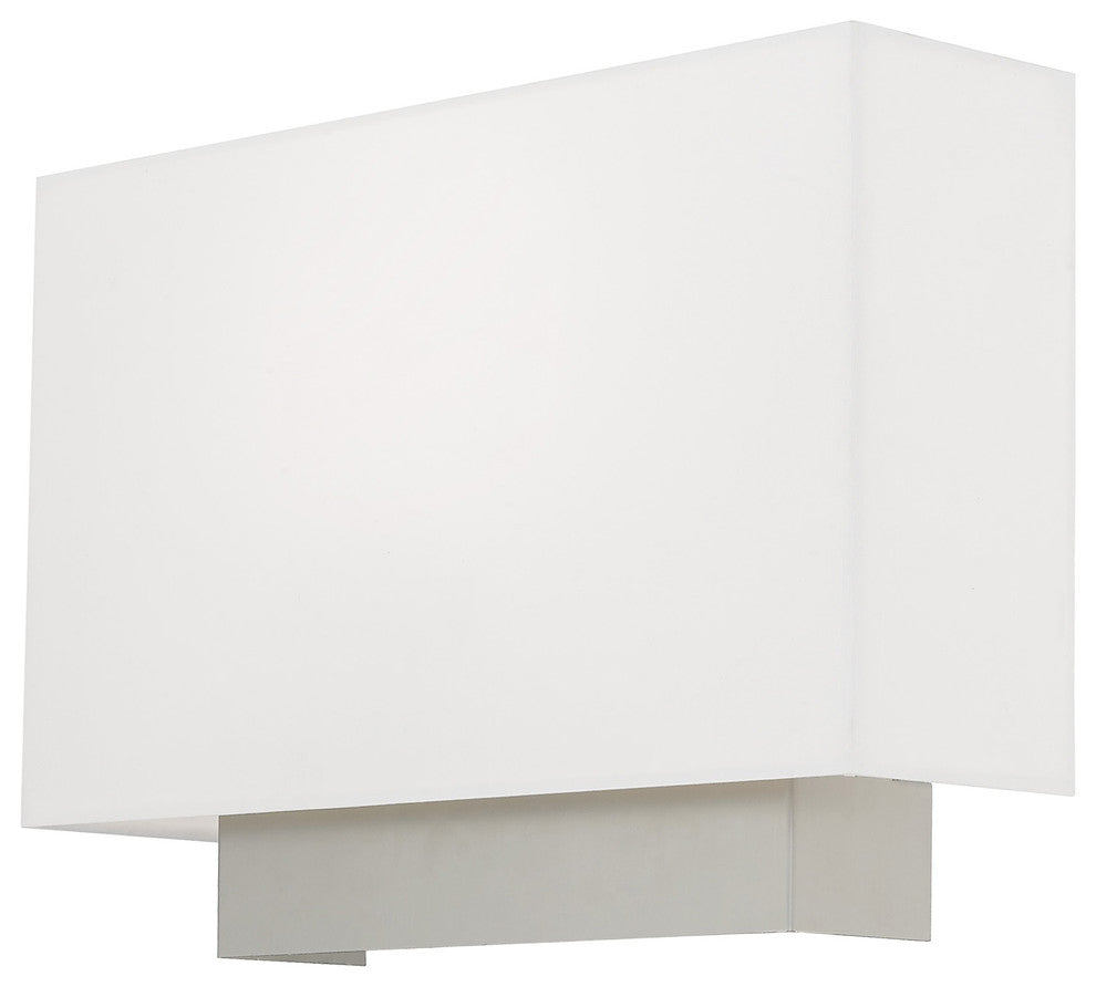 Livex Lighting Brushed Nickel 1-Light ADA Wall Sconce