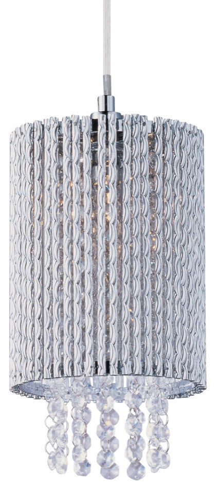 ET2 E23140 Spiral 6" 1 Light Pendant - Polished Chrome